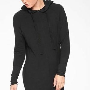 Athleta Solitude Hoodie Dress - Black